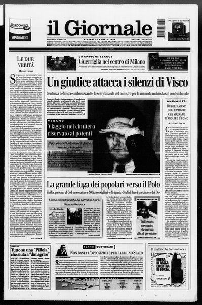 Il giornale : quotidiano del mattino